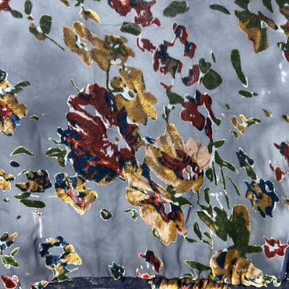 Velvet Burnout Floral Sheer Kimono Top Women S Artsy Boho Whimsigoth FairyGrunge - Picture 5 of 16